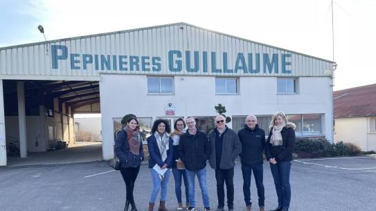 Visite des Pépinières Guillaume pour les apprenants de la certification « Développer et Promouvoir un Projet Oenoutouristique »